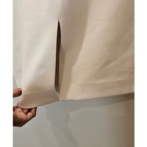 NWT Ann Taylor White Pencil Skirt with Belt Size 4 - Picture 4 of 9